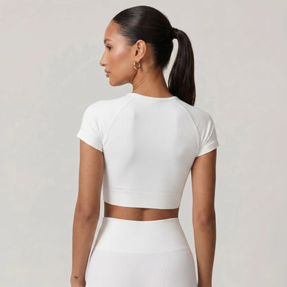 Flow Seamless Crop Tee