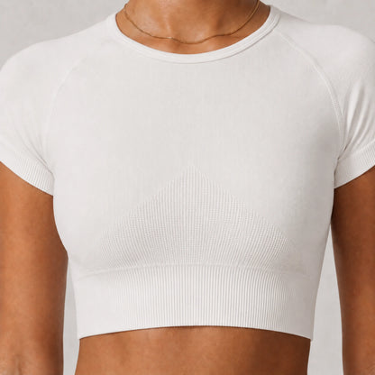 Flow Seamless Crop Tee