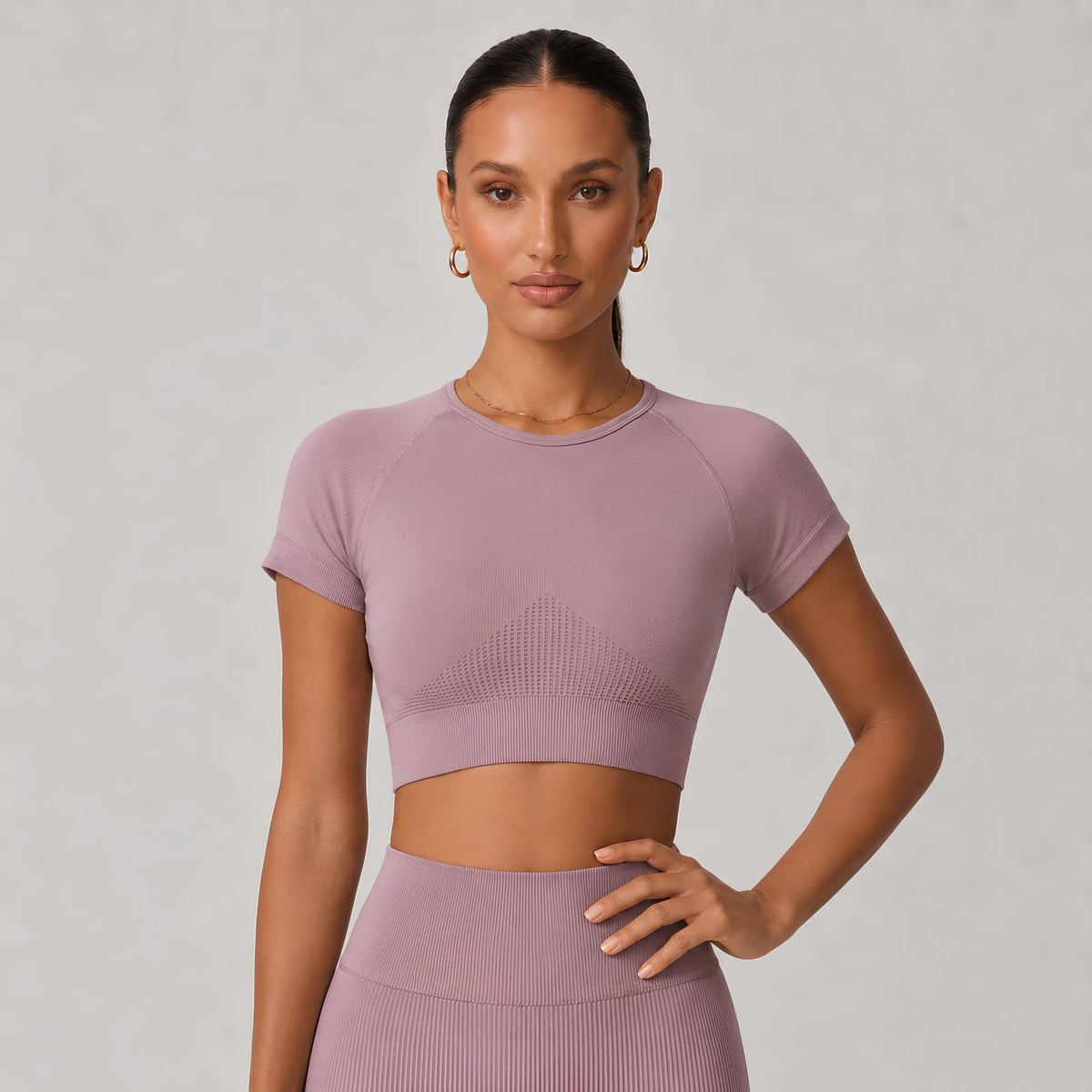 Flow Seamless Crop Tee