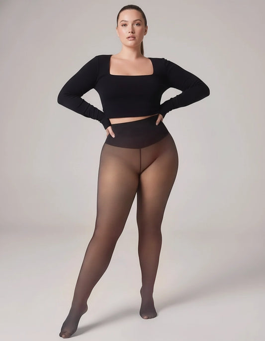 ThermaSculpt™ Magic Fleece-Lined Tights
