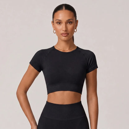 Flow Seamless Crop Tee